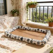 Pet Cooling Mat, Breathable Pet Bed For Cats And Medium Dogs, Summer Pet Cooling Pad - White - View 5