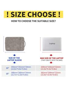 Shockproof Office Bag Slim PU Laptop Sleeve Fashion Notebook Protection Bag Compatible With Lenovo HP - View 3