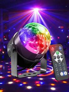 LED Party Lights With Remote Control - DJ Lights, RGB Disco Ball, Sound Activated Strobe, 7 Lighting Modes For Home Party, Birthday, Karaoke, Wedding And Nightclub - Multi-color light - View 3