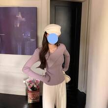Women Knit Tops - White - View 3
