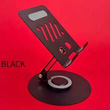 360° Metal Tablet & Phone Stand, Hollow Ventilated Design For Better Heat Dissipation, Stable Holder - View 7