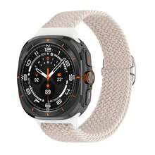适用于三星 Galaxy Watch Ultra 47mm 的可调节尼龙编织运动表带及配件 - 彩色 - 查看 25