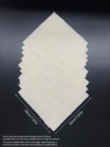 20x20cm 10pcs/Set Hand U Journey Fantasy Theme Punch Needle Embroidery Rug, Beige Monastery Texture Fabric, Suitable For Handicrafts And Home Decor - Stamped Embroidery Cloth - View 12