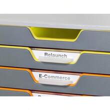 DURABLE VARICOLOR 10 Desk Storage Box Gray and Multicolor 761027 - Varios colores - Ver 6