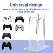 1 Set Transparent Acrylic Headphone Hanger Detachable Desktop Storage Rack Holder For Phone, Switch, PS Game Controller Back To School Desktop Accessory - View 5