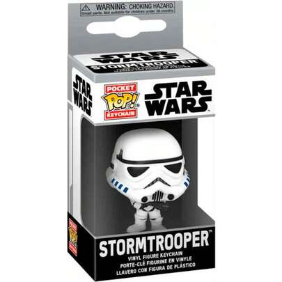  Funko POP Keychain Star Wars - Stormtrooper - Collectible Vinyl Keychain 4cm - Officially Licensed Product - Gift For Fans And Collectors