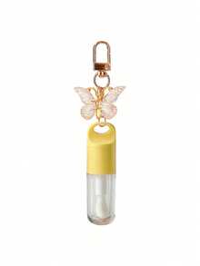 1 tuýp son bóng trong suốt 5ml kèm móc khóa hình bướm, tuýp son bóng có thể nạp lại kèm cọ, móc khóa/móc trang trí túi xách đựng dầu dưỡng môi/che khuyết điểm di động, chống rò rỉ và có thể tái sử dụng, thích hợp đựng son dưỡng, dầu dưỡng môi và kem che khuyết điểm, lý tưởng cho sử dụng hàng ngày, du lịch, sự kiện, tiệc tùng, món quà tuyệt vời cho người làm nước hoa, chuyên viên làm đẹp, nghệ sĩ trang điểm, người đam mê làm đẹp và du khách, thích hợp cho Ngày Valentine, sinh nhật, tiệc tùng, đám cưới. - Nhiều màu - Xem 14