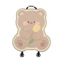 1pc Breathable Honeycomb Mesh Car Seat Cushion, Cute Cartoon Design, Suitable For All Seasons - Multicolor - View 5