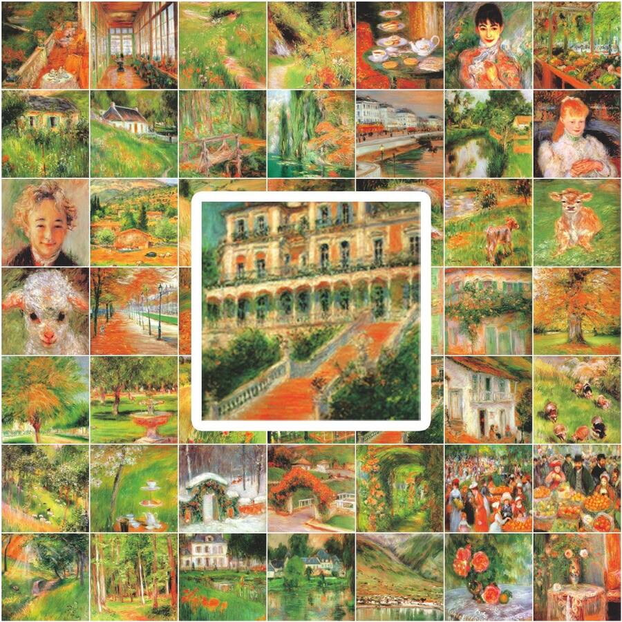 60张暖色调乡村印象涂鸦贴纸 - 防水乙烯基材质，适用于行李箱、笔记本、笔记本电脑、杯子等 - 复古美学 DIY 剪贴簿装饰 剪贴簿用品 文具 趣味贴纸 Kindle - A - 查看 1