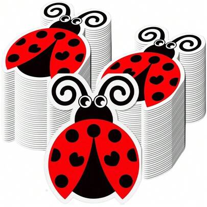 20 piezas Servilletas de mariquita desechables de 2 capas con patrones vibrantes de mariquitas rojas y negras, para fiestas de cumpleaños, Acción de Gracias, decoraciones de mariquitas, artículos esenciales para celebraciones, diseño de vajilla festiva, servilletas festivas | Diseño vibrante de mariquita | Servilletas desechables, decoraciones de mariquita