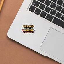 [Funny Teacher Sticker] Reusable Funny Teacher Attendance Reminder Sticker |   'Someone Remind Me To Take Attendance' - Perfect For Back To School - Vinyl Sticker For Laptop, Wood, Plastic, Glass, Metal, And Ceramic Surfaces - Multicolor - View 4
