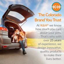 KandH Pet Products - Asiento elevador de consola portátil para perros y gatos pequeños asiento de coche de lujo para reposabrazos central de coche incluye correa de  color carbón vegetal 10 - Carbn vegetal - Ver 7