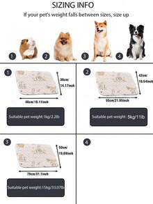Cute Cartoon Pet Mat, Rabbit & Carrot Print Quilted Dog Cat Bed Mat, Four Seasons Universal Breathable Pet Pad, Soft Washable Pet Crate Mat For Small Medium Dogs Cats, Ideal For Sofa, Floor & Pet Carrier Use, Available In 4 Sizes (1kg/5kg/15kg) - Multicolor - View 2