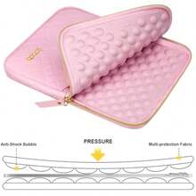 Lacdo Funda de Tablet para iPad A16 de 11 Pulgadas/iPad Pro M5 M4 de 11/ iPad Air M3 M2 de 11/ de 109/ iPad de 10 2/Air de 10 9  Galaxy Tab A9+ Bolsa Teclado Magic Fit Rosa Sakura - Rosa Sakura - Ver 2