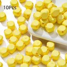 10Pcs Acrylic Beads 10*10mm Beads Spacer Beads DIY Bracelet Necklace For Jewelry Making Supplies - Bead - View 12