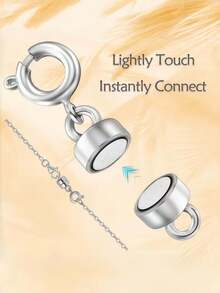 Magnetic Convertible Clasp - A Jewelry-Made Device Featuring Easy-To-Use Extenders And Converters, A Durable And Adjustable Necklace And Bracelet Connector - Multicolor - View 9