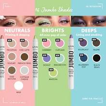 Jumbo Eye Pencil Eyeshadow and Eyeliner Pencil - Milk and Black Bean 2-Pack - Leche Milk y Frijol Negro Black Bean - Ver 7