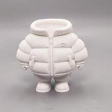 3D Printed Down Jacket Shaped Desktop Organizer, Pencil Holder, Dried Flower Vase. Cannot Contain Liquid. Realistic And Interesting Down Jacket Design. Can Add Atmosphere To Your Desk. - Multicolor - View 12