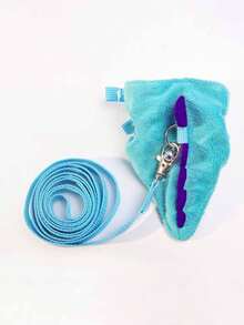 1pc Cute Dinosaur Shaped Bell Leash Set, Includes Adjustable Harness And Leash, Suitable For Ferrets, Lizards, Guinea Pigs, Hamsters And Other Small Pets, Small Pet Supplies, Hamster Supplies, Ferret Leash, Guinea Pig Supplies, Rabbit Supplies, Chihuahua Leash, Hamster Leash, Ferret Supplies, Rabbit Pet Supplies - Multicolor - View 11