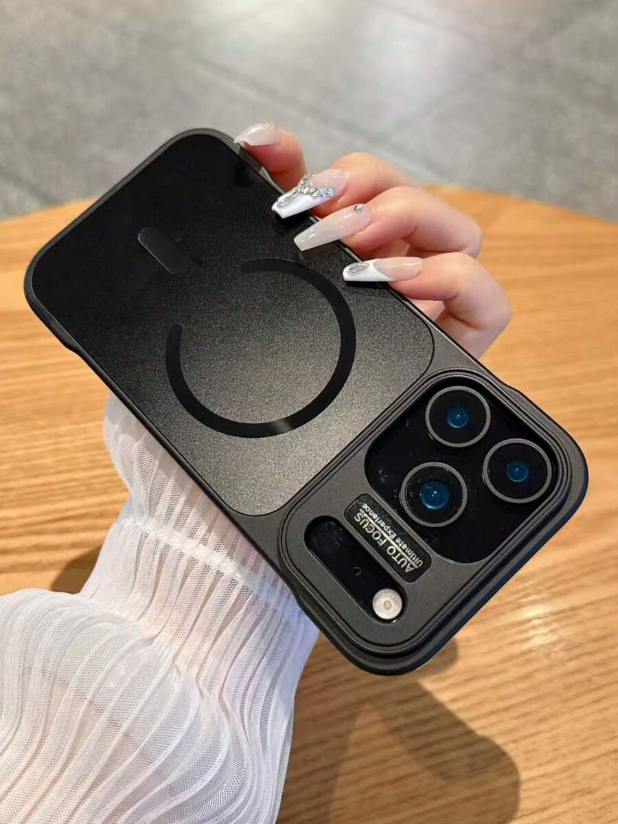 Luxury AG Matte Borderless Frame Heat Dissipation Magnetic Protective Phone Case Compatible With IPhone 17 Pro Max 17 Pro 17 16 Pro Max 16 Pro 16 15 Pro Max 15 Pro Max 15 Pro 15 14 Pro Max 14 Pro 14 13 Pro Max 13 Pro 13 12 Pro Max 12 Pro 12 11 Cases Wireless Charge Shockproof Hard Cover