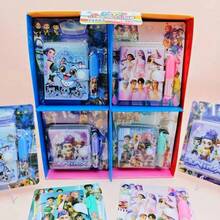 1pc Random Cute Cartoon Style Student Stationery, Christmas Gift Notebook - Multicolor - View 6