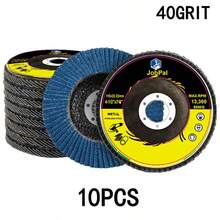 3/5/10 Pieces Of 40-Mesh Flanged Grinding Discs, With A Diameter Of 4.5 In And An 0.87-In Shaft Seat. T27 Hard Zirconia Grinding Discs, Used For Polishing And Grinding Of Metals, Woods, And Stainless Steel. - 4.5-inch Sanding Disc - View 10