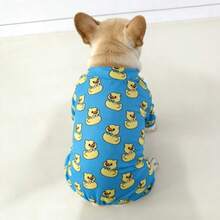 宠物用品，狗狗保暖连体衣，舒适保暖，透气宠物绝育手术服 - 綠色 - 查看 3