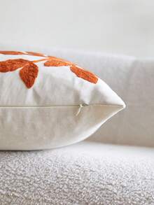 1 vỏ gối trang trí thêu lá cam, thích hợp trang trí nội thất, dùng được cả bốn mùa, không bao gồm ruột gối. - trái cam - Xem 9