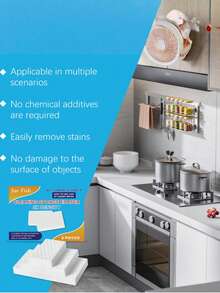 清洁海绵擦洗器，纳米魔法去污剂，适用于炉灶、瓷砖、洗碗池 - A - 查看 3