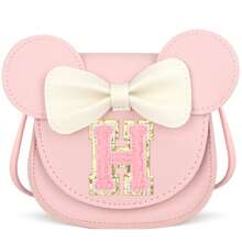 1pc Personalized Crossbody Bag For Girls, Unique Shoulder Bag, Suitable As Birthday Gift For All Ages - Pink - View 26