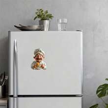 奶奶尼诺的爱之滋味：意大利厨师玩偶，配有蒸锅、粗面条、毛茸茸的帽子和竖起的大拇指——每一个微笑都为厨房带来小小的快乐 - B - 查看 3