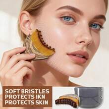 2026新款淋巴轮廓面部刷，干刷式淋巴按摩刷，柔软面部刷，用于塑形、消肿提拉，改善肌肤光泽，减少颈部和下颌线橘皮组织，适用于理发沙龙美容旅行，美发产品，家居睡眠浴室装饰美发造型套装，美发工具套装 - 彩色 - 查看 6