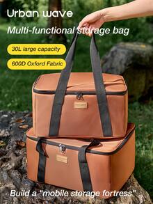 URBANWAVE Collapsible Cooler Insulated Tote Heavy Duty Cooler Bag With Easy To Clean Liner Camping Cooler Bag Picnic Bag Hiking Backpack Cooler Fishing Cooler - A - View 2