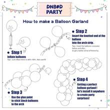 111件套母亲节气球拱门套装，浪漫氛围气球花环套装，包含金色金属气球、红色气球、玫瑰粉气球、粉粉色亮片天然乳胶气球和粉色心形铝箔气球，适用于母亲节、情人节、婚礼、订婚日、春季庆典、夏季派对 - 查看 11