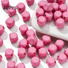 10Pcs Acrylic Beads 10*10mm Beads Spacer Beads DIY Bracelet Necklace For Jewelry Making Supplies - Bead - View 8