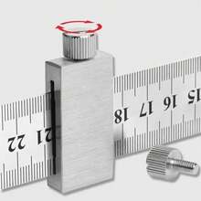 New Portable Precision Positioning Tools For Woodworking, Steel Woodworking Ruler, Positioning Limit Block, Measuring Marking Gauge NSX2 - 30cm - View 4