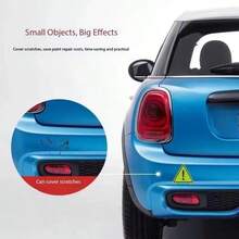 1pc Triangle Exclamation Mark Reflective Warning Sticker, Nighttime Driving Safety Reflective Sticker, Anti-Collision Sticker - A - View 4