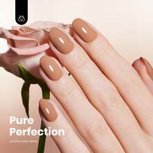 Beetles 15ml Hema Free Black Gel Polish – Silent Charm Audrey Color Long-Lasting Soak Off UV LED Glossy Manicure DIY Nail Art - 15Ml Hema-free Beyonce Caramel - 查看 4