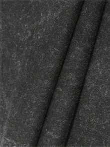 Camiseta de hombre con estampado lavado - Camiseta de verano casual y suelta con diseño de estrella y llama, camisa de cuello redondo de 100% algodón puro marrón para adultos, camiseta transpirable | Ropa casual de vanguardia | Camiseta estampada de 100% algodón puro, camiseta de algodón vintage de cuello redondo - Negro - Ver 5