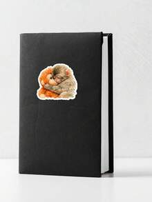 “Team Punch”猴子拥抱贴纸 - 爆款 Punchi 猴子柔软拥抱贴纸，可爱美学表情包贴纸，适用于 Kindle 和笔记本电脑，卡哇伊治愈礼物 - 彩色 - 查看 5