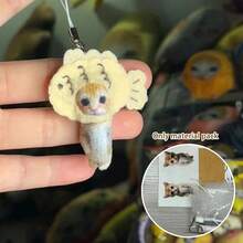 Cartoon Cockroach Doll Keychain Material Kit Novelty Phone Pendant Creative Backpack Decoration Accessory Birthday Gift 0AH3 - A1 - Xem 2
