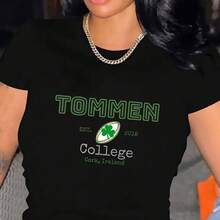 TOMMEN College Embroidered Hoodie Binding 13Johnny Kavanagh Joey Lynch Boys Of TOMMEN Shannon Lynch Keeping 13 Ng 6 Walsh - màu đen - Xem 8