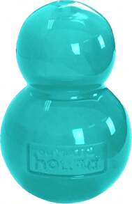 Juguete de perro relleno Outward Hound Double-Tuff, mediano de 4 pulgadas en verde - Pelota masticable dispensadora de golosinas para perros pequeños y medianos, rompecabezas interactivo para enriquecimiento y alimentación lenta - ColorA - Ver 1