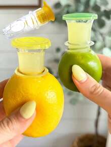 Travel-Friendly Handheld Citrus Juicer, Easy Squeeze Manual Juice Press For Fresh Lemonade, & Dishwasher - Multicolor - View 1