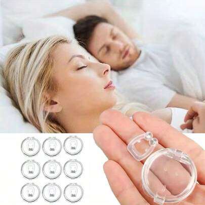 Anti-Snoring Nose Clip, Comfortable Anti-Snoring Device, Individually Packaged, And Reusable, Breathing Improvement Anti-Snoring Device