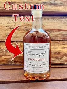 C - Wedding Wine Bottle Label