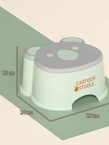 Plastic Small Stool, Cartoon Stool For Home Use, Bathroom Shower Stool, Small Chair, Creative Bench - Multicolor - View 12
