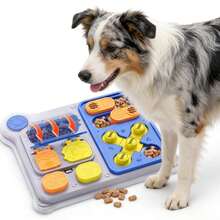 Interactive Dog Puzzle Toy Promotes Mental Stimulation & Slow Feeding, Suitable For All Breeds, Healthy Diet Design, Battery-Free - Multicolor - View 4