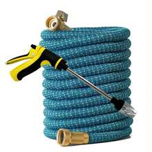 Garden Expandable Garden Hose 3/4 In. With 10Function Spray Nozzle Magic Hose Outdoor Garden Hose Water Hose 25FT-150FT - A - View 1