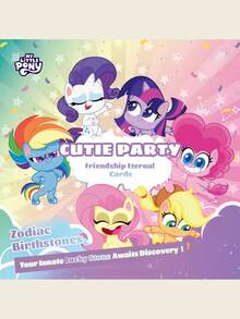 Hasbro 我的小马宝莉卡片 Kayou 正版彩虹/Quying 套装，稀有 SSR/SGR 闪卡，动漫收藏玩具 - 彩色 - 查看 8